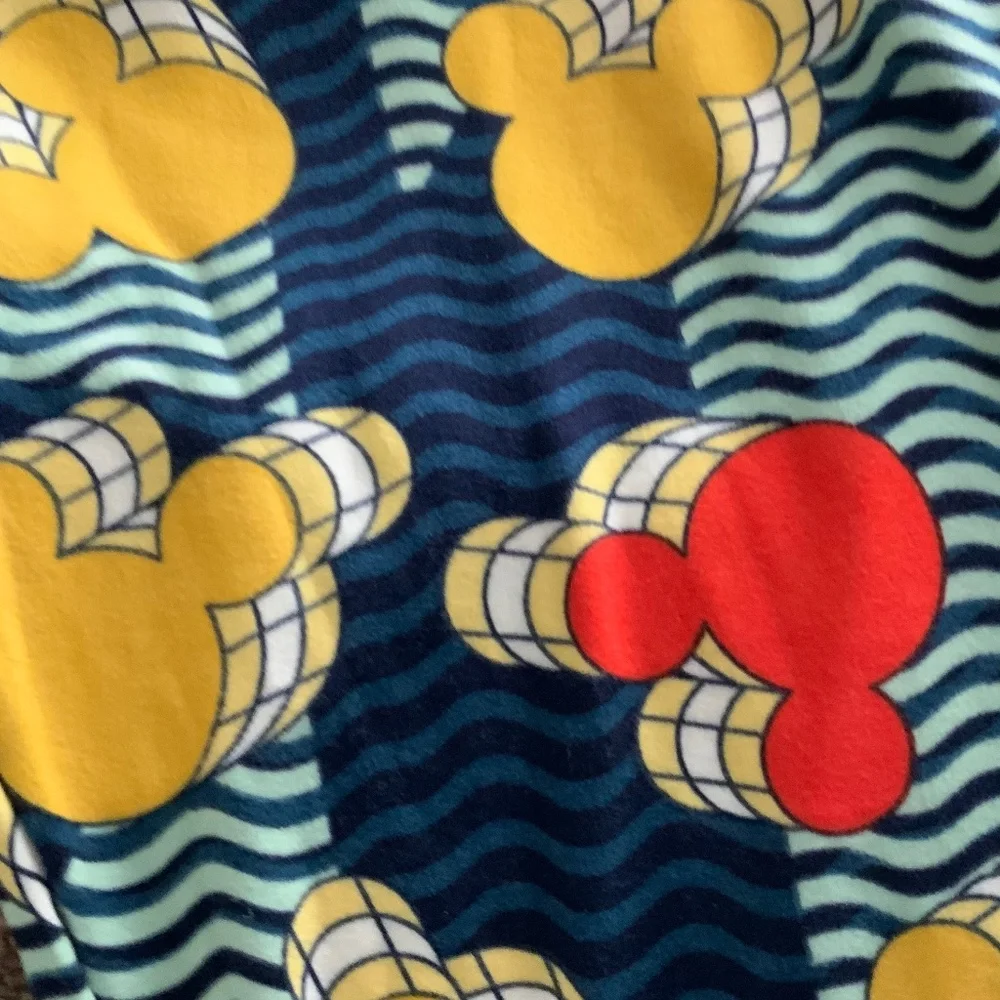 LuLaRoe Mickey Leggings One Size - Picture 2 of 3